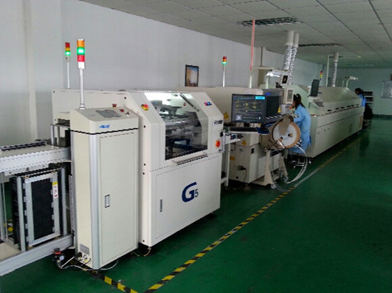 仪表事业部全自动回流焊生产线建成